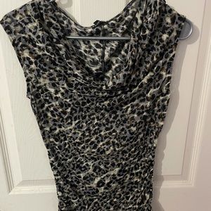 Express leopard print top